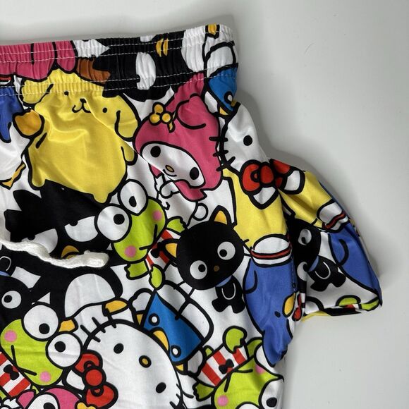 Hello Kitty Sleep Pants Sz XL Character Collage My Melody Badtz Maru Sanrio PJs - Picture 5 of 7